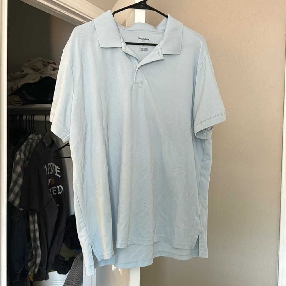 Mens XL polo shirt, Blue, goodfellow&co.